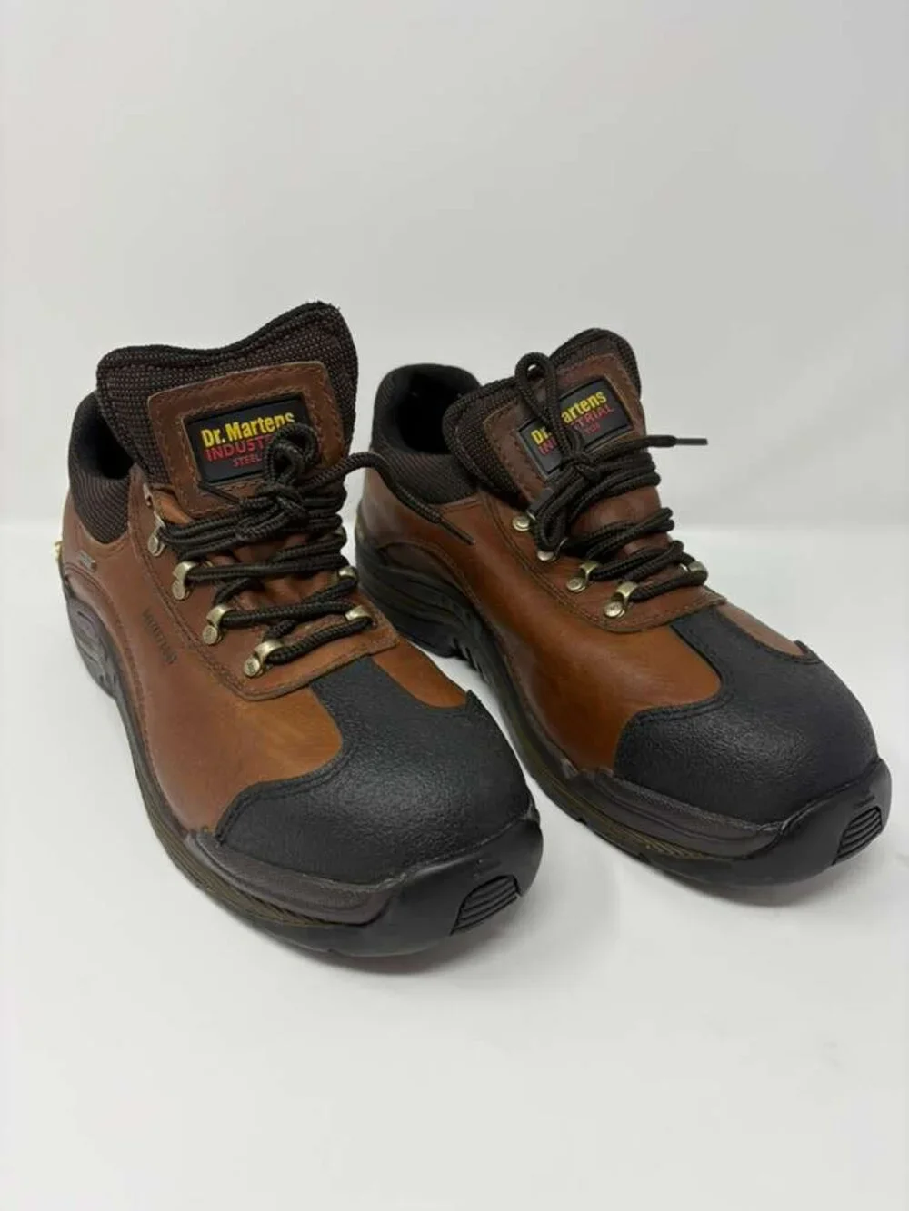 Dr Martens Industrial Steel Toe Waterproof Work Shoes Brown Mens 11 EU45